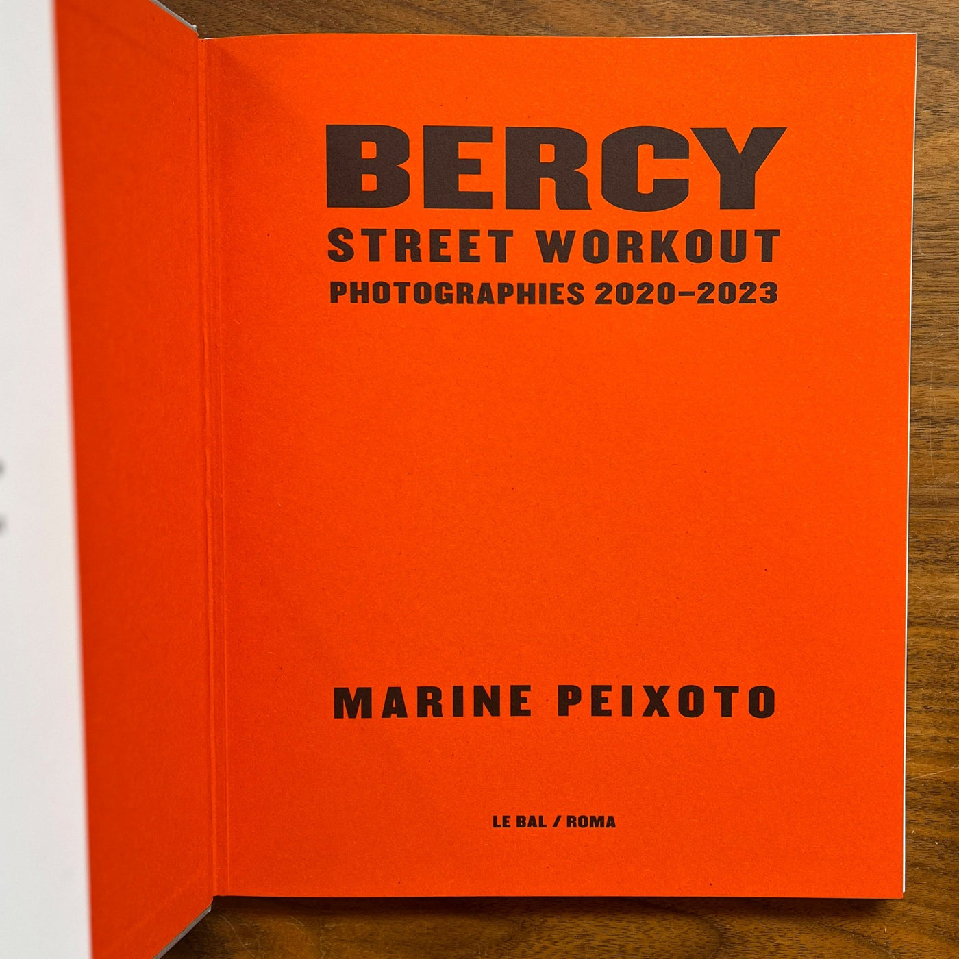 Bercy Street Workout Photographies 2020-2023 by Marine Peixoto - Tipi bookshop