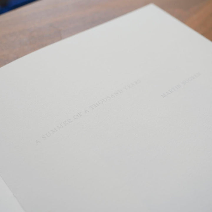 A Summer Of A Thousand Years by Martin Bogren - Tipi bookshop