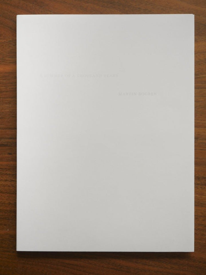 A Summer Of A Thousand Years by Martin Bogren - Tipi bookshop