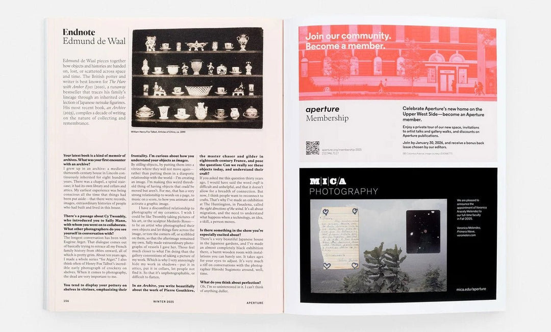 Aperture No. 261 – The Craft Issue (Winter 2025) - Tipi bookshop