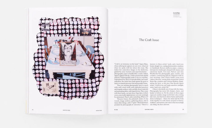 Aperture No. 261 – The Craft Issue (Winter 2025) - Tipi bookshop