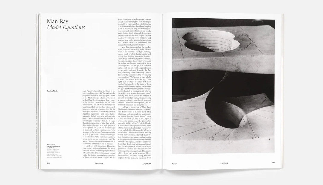Aperture No. 264 – Stop Time, guest edited by Hiroshi Sugimoto (Fall 2026) - Tipi bookshop
