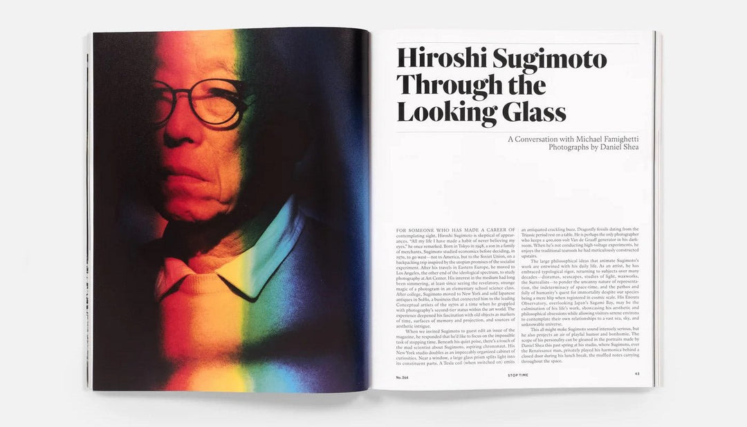 Aperture No. 264 – Stop Time, guest edited by Hiroshi Sugimoto (Fall 2026) - Tipi bookshop