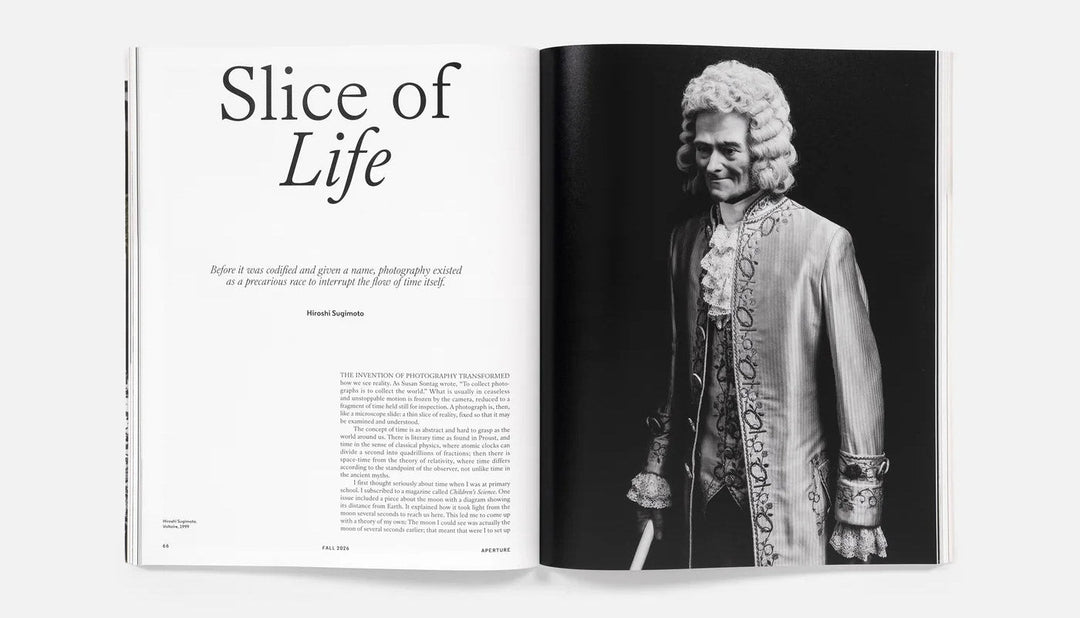 Aperture No. 264 – Stop Time, guest edited by Hiroshi Sugimoto (Fall 2026) - Tipi bookshop