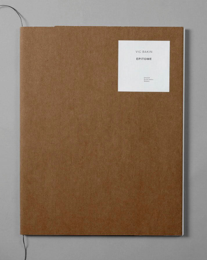 Catalogue Epitome by Vic Bakin - Tipi bookshop