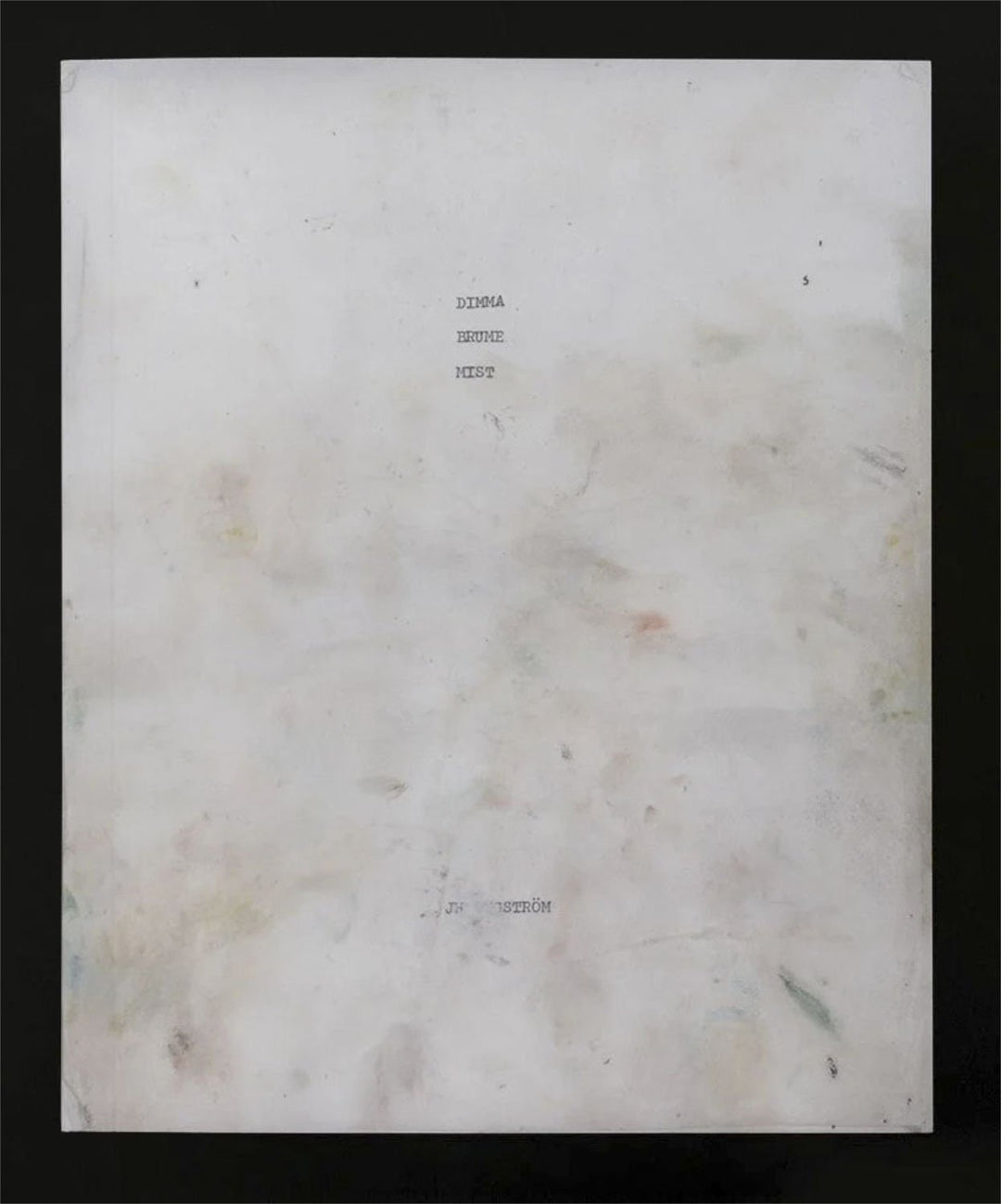 Dimma Brume Mist by JH Engström - Tipi bookshop