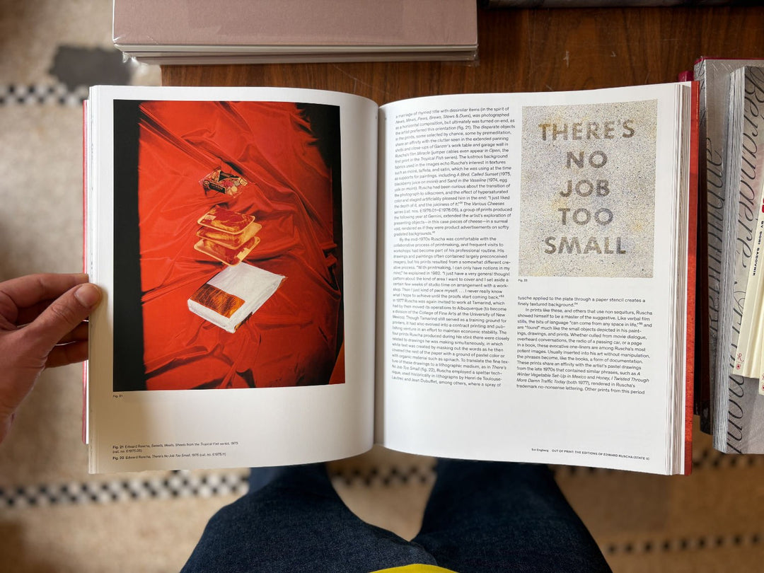 Ed Ruscha: Catalogue Raisonné of the Books, Prints, and Photographic Editions 1960–2022 (3 Volumes) - Tipi bookshop