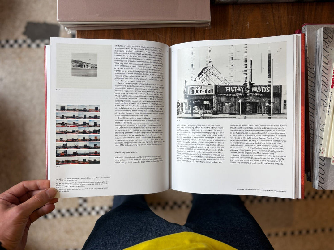 Ed Ruscha: Catalogue Raisonné of the Books, Prints, and Photographic Editions 1960–2022 (3 Volumes) - Tipi bookshop