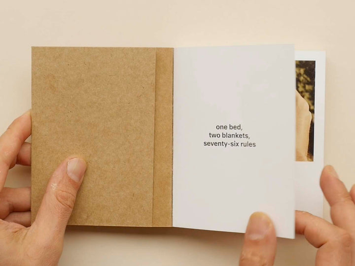 One bed, two blankets, seventy - six rules by Sabine Hess & Nicolas Polli - Tipi bookshop