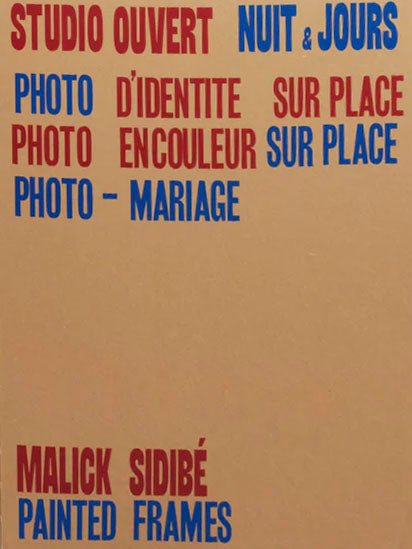 Painted Frames by Malick Sidibé - Tipi bookshop