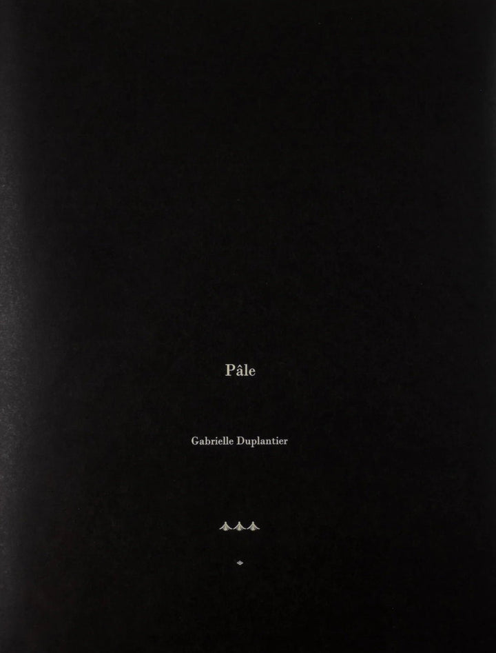 Pâle by Gabrielle Duplantier - Tipi bookshop