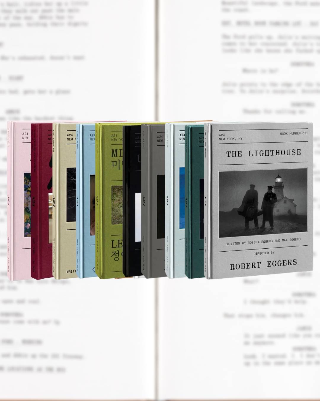 The Entire A24 Screenplay Book Collection - Tipi bookshop