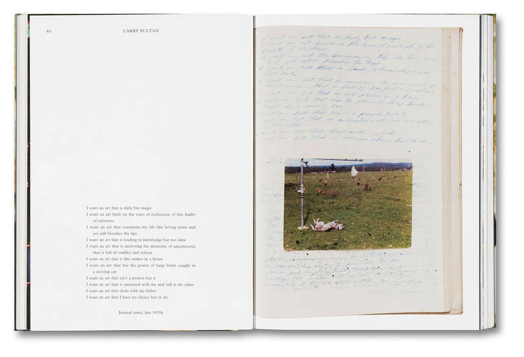 Water Over Thunder: Selected Writings by Larry Sultan - Tipi bookshop