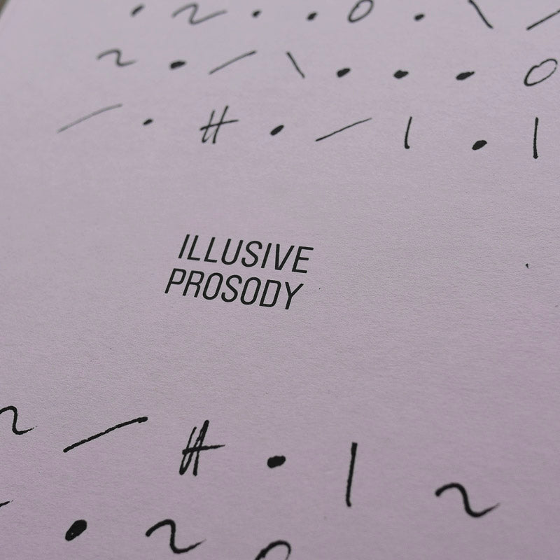 Illusive Prosody by Alex Beaurain - Tipi bookshop