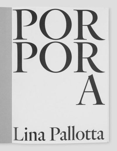 Porpora by Lina Pallotta - Tipi bookshop