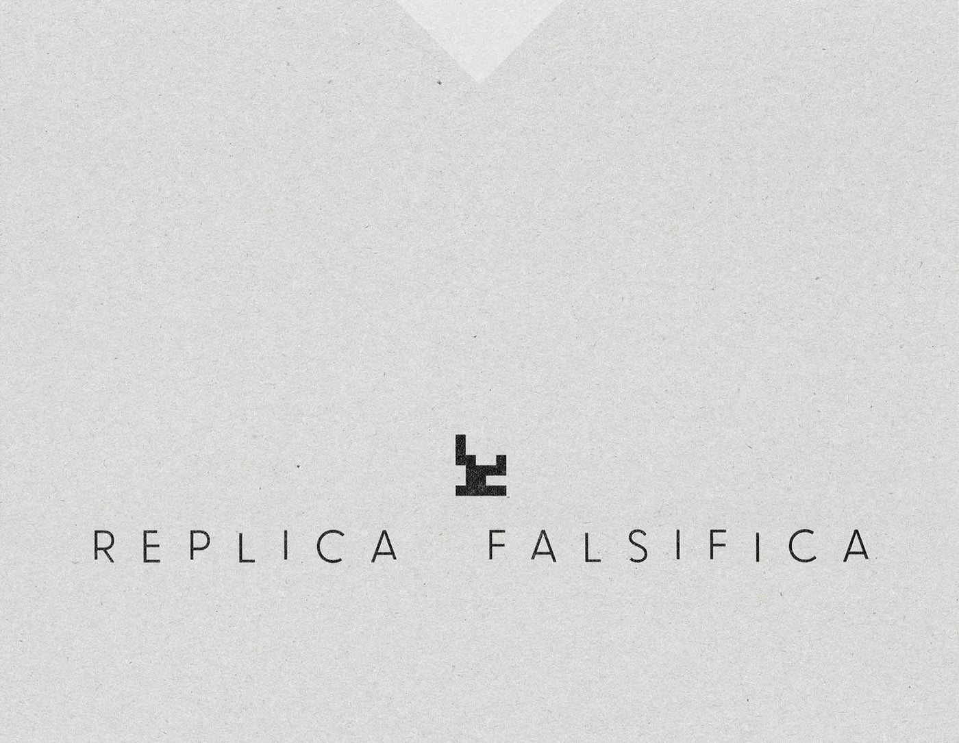 Replica Falsifica by Paul P D'Haese - Tipi bookshop