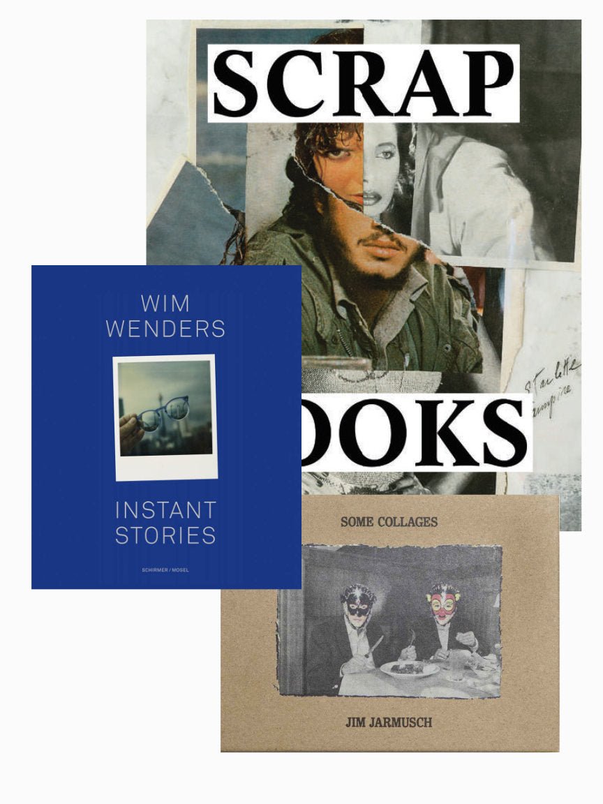 Scrapbooks + Win Wenders polaroids + Jim jarmusch collages COMBO - Tipi bookshop