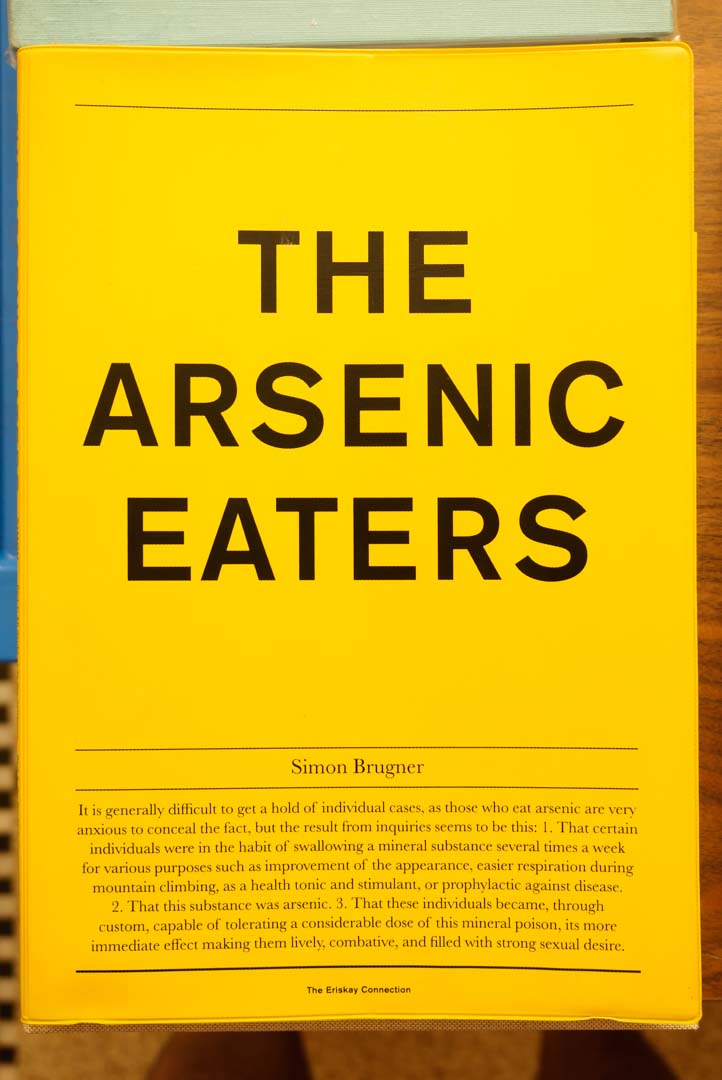 The arsenic eaters by Simon Brugner - Tipi bookshop