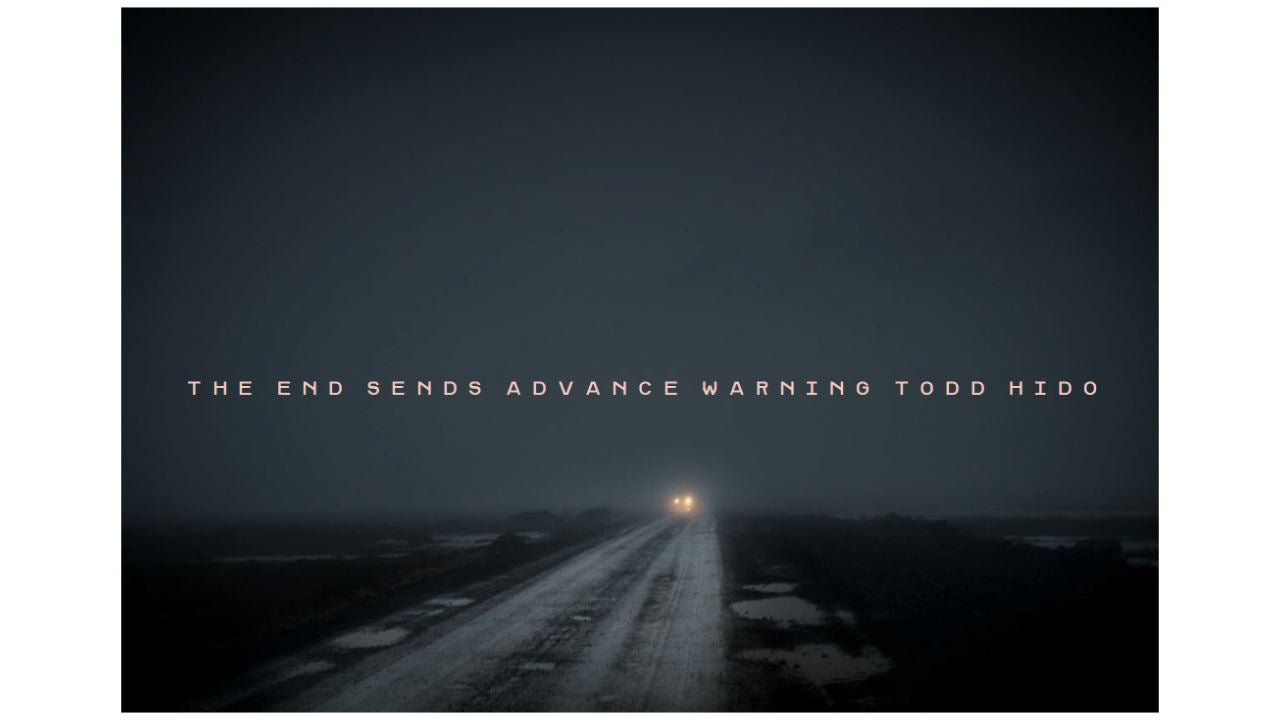 The End Sends Advance Warning by Todd Hido - Tipi bookshop